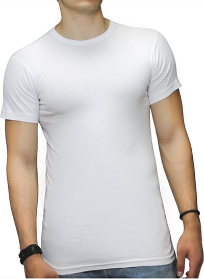 Bonanza Heren T-Shirts – 2 Stuks – O-Hals – 100% Katoen – Wit – Maat XS/S