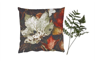 Sierkussens - Kussentjes Woonkamer - 40x40 cm - Herfstbladeren - Herfst - Seizoenen - Natuur