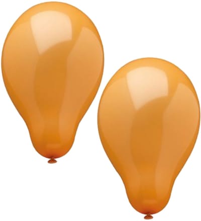 PAPSTAR luchtballonnen, diameter: 250 mm, rood