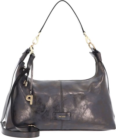 PICARD Leren Schoudertas Favourite Shoulder Bag Meteorite Blauwgrijs
