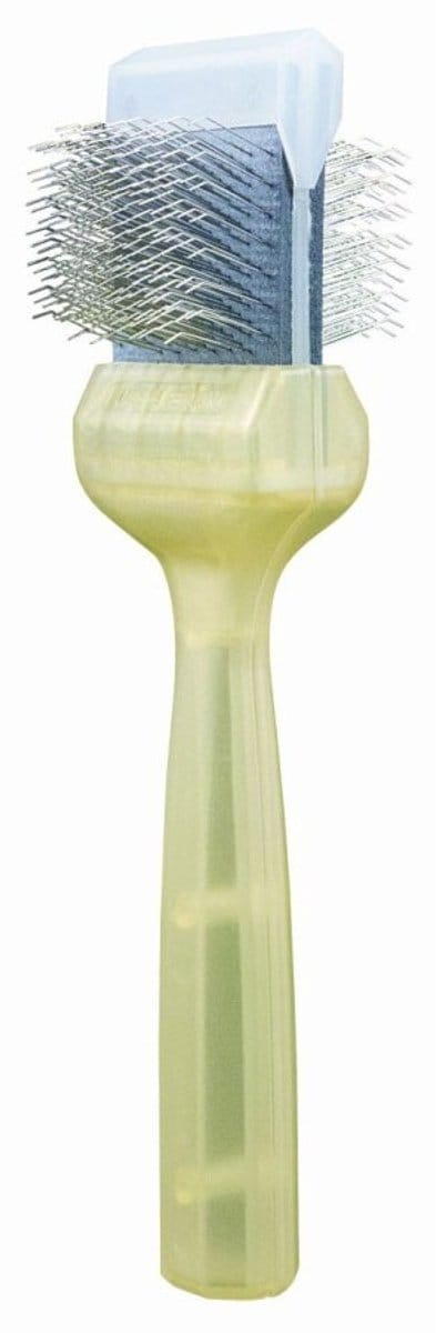 Activet Borstel - Ultra Zacht Dubbelzijdig - 20x5x5 cm, Edelstalen Pinnen, Flexibele Borstelkop