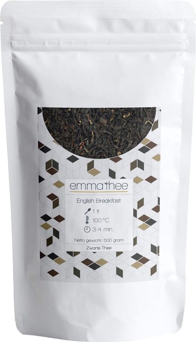 English Breakfast 500 Gram - Losse Thee - Puur & Natuurlijk - Krachtig & Vol
