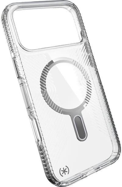 Speck hoesje geschikt voor Apple iPhone 17 Pro Max - Slank - Kristalhelder - Valbescherming gecertificeerd tot 4 meter - Microban Antibacterieel - Presidio Perfect Clear lijn - Transparant