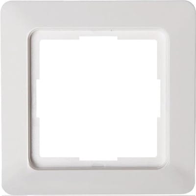 Wit Afdekraam 1-voudig voor Schakelaars - Modern Design