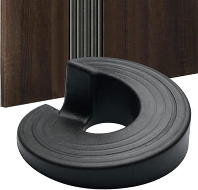 Deurwigstopper - Deurstopper - Voorkom Schade - Krasvrije Constructie - 9.6 x 8.8 cm - Neutrale Kleur