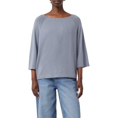 Comma Pullover Grey/black Größe: S | Longsleeves Outlet | Damen | Grau