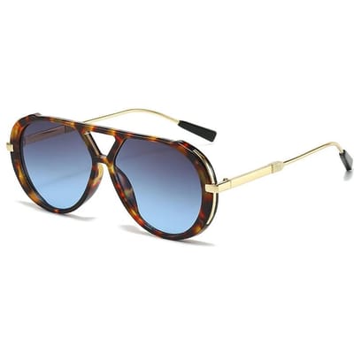 Lunettes de soleil intemporelles en métal de forme ovale pour femmes et hommes Style rétro Style Lunettes de soleil pour le soleil Cadre de forme coloré noir Été Élégant Uv400