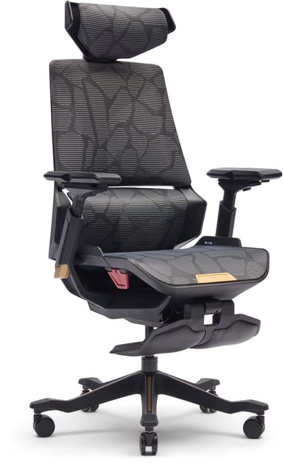 BloodDragon ergonomische gamingstoel, gold