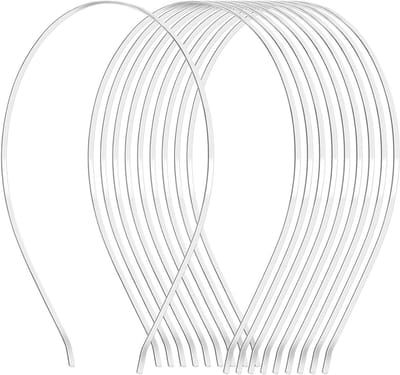 Elegante metalen haarbanden voor dames - 10 stuks, 3mm breed, perfect voor haaraccessoires en styling