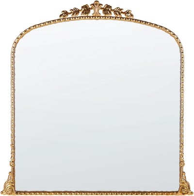 LIVRY - Wandspiegel - Goud - 71 x 71 cm - Metaal