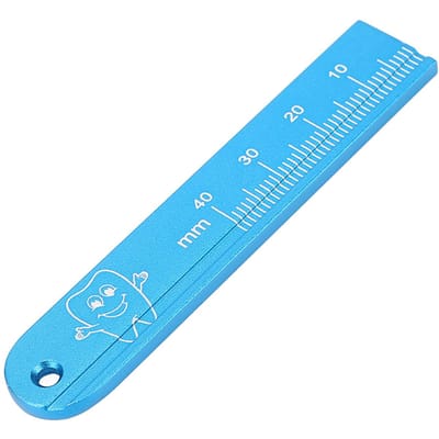Endo Lineaal Aluminiumlegering Mondelinge Gauge Endodontische Span Meetinstrumenten voor Tandheelkundig