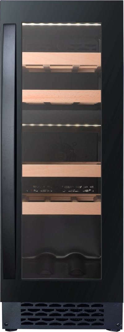Wine Klima D20-OB73 - Greep - Zwart - Onderbouw wijnklimaatkast - Zwart - 2 zones - 17 flessen