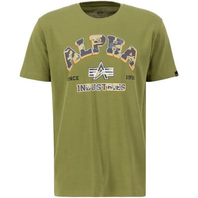 T-shirt Alpha Industries College Camo