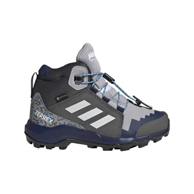 Adidas Terrex Adidas Minecraft Terrex Mid Gore-Tex Hikingschoenen Kids - Kinderen - Grijs