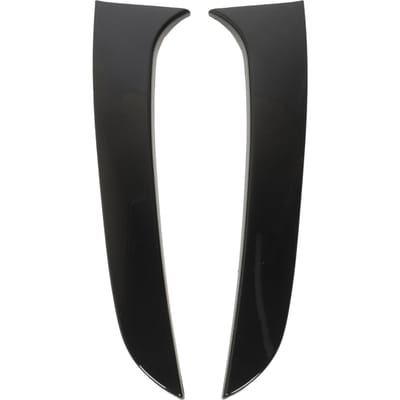 1 paireSpoiler Latéral de Lunette Arrière Aile Latérale Arrière Gauche Droite Garniture Séparateur pour Série 1 F20 F21 2012 à 2019 Noir Brillant black