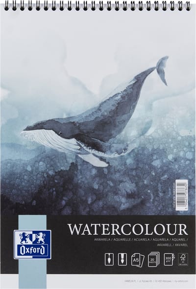 Aquarelblok oxford watercol a5 20v 300gr spiraal | 5 stuks