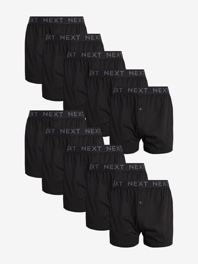 Next - Heren - Boxershorts met wijde pasvorm - Zwart