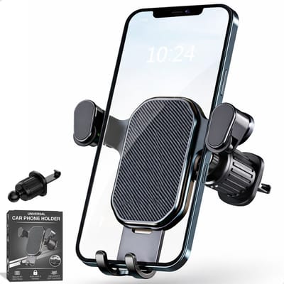 Boncy® Premium Telefoonhouders Auto Gravity - GSM Houder voor Ventilatierooster - Universele Telefoonhouder Voor Ventilatie Luchtrooster - Mobiel Houder - Phone Holder Car Accessoires