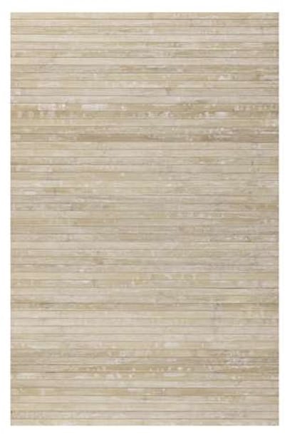 Storesdeco natuurlijke bamboe vloerkleed, antislip – grijs Beige, 120x180 cm