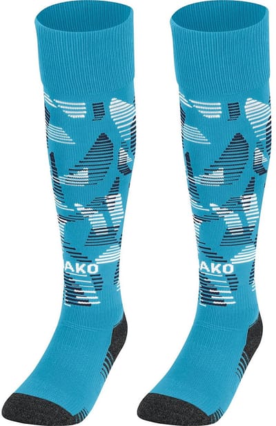 Jako Sonic Voetbalkousen - Aqua / Marine / Wit | Maat: 35-38