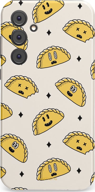 Casetastic Hoesje Geschikt voor Samsung A35 - Stijlvolle Beschermende Duo-layer Case - Pastei gerei