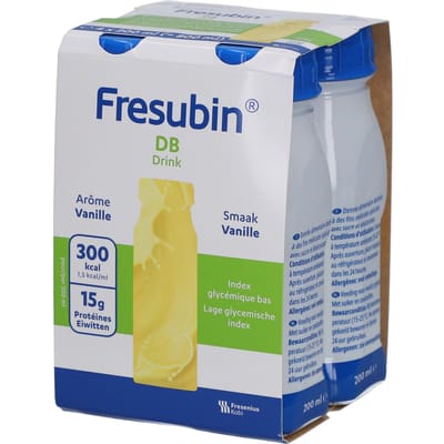 Fresubin DB Drink Vanille 4x200 Drinkbare oplossing