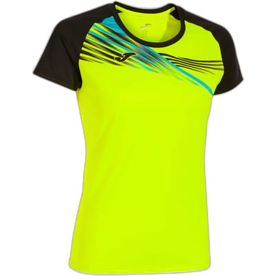 Joma Elite X T-shirt Met Korte Mouwen Geel M Vrouw