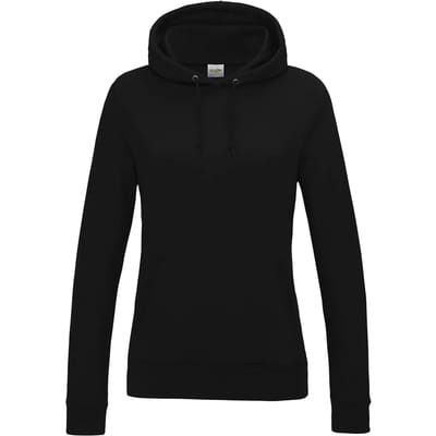 Just Hoods Women´s College Hoodie JH001F - Deep Black - L