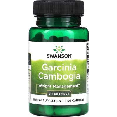 Garcinia Cambogia 5:1 Extract, 60 Capsules (80 mg per capsule)