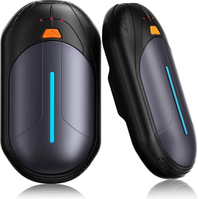oCreon Oplaadbare Handwarmers 2 Stuks 20 Uur Verwarming Draadloze USB Zakhandverwarmer voor Buiten