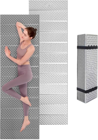 Famanu – Opvouwbare schuimrubberen isolatiemat, ultralichte thermomat voor outdoor, 180 x 60 cm, perfect voor reizen en wandelen