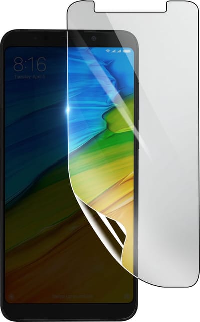 3mk, Geschikt voor Xiaomi Redmi 5, Schokbestendige Hydrogel Screenprotector, Transparant
