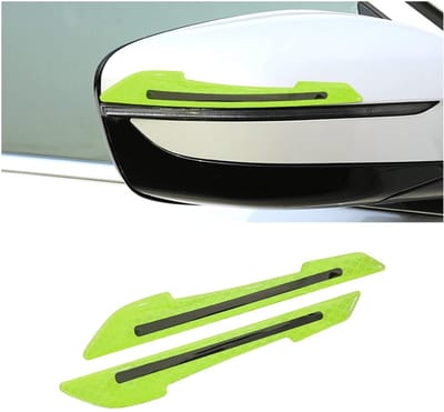 Golden crown - Reflecterende Stickers - Waarschuwingsstickers - Universeel voor Auto - Groen - Autospiegel Reflector - Veiligheid en Zichtbaarheid