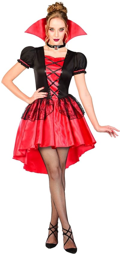 Adult Costume Glamorous Vamp Size X