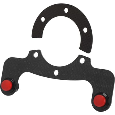 Kits de Boutons de Klaxon Externes en Fibre de Carbone pour Volant 6 Boulons MOMO OMP Nardi Sparco