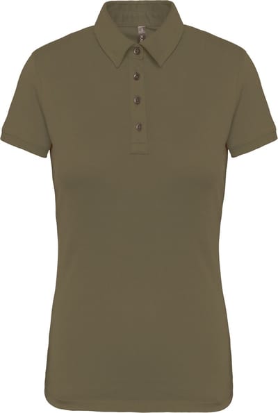 Kariban Damespolo korte mouwen van jersey K263 - Light khaki - XXL