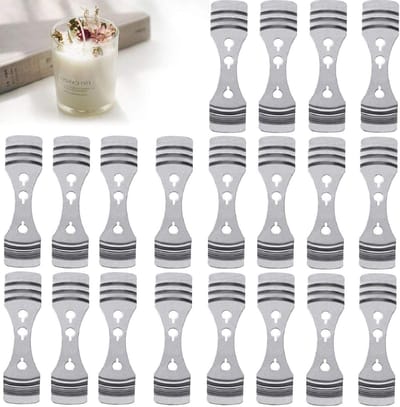 Metalen Kaars Wick Centering Apparaten - Kaars Lont Houder - Kaarsen Maken - Roestvrij Staal - 39 inch lengte - Zilver