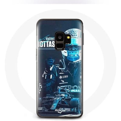 Case voor Samsung Galaxy S9 Formule 1 Valtteri Bottas F1 Driver Zwart zwart