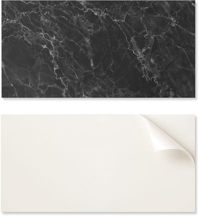 Zelfklevende vinyl wanddecoratie, elegant marmer met aderen, 6x60x30 cm