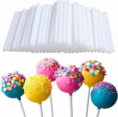 100X Cakepop Stokjes Set - Lolly Stokjes/ Lollipop Sticks - 70mm