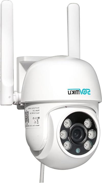 Mini Beveiligingscamera - Draadloze Camera - Huisbewaking Binnen - 360 Graden Draaihoek - 2K Resolutie - Wit