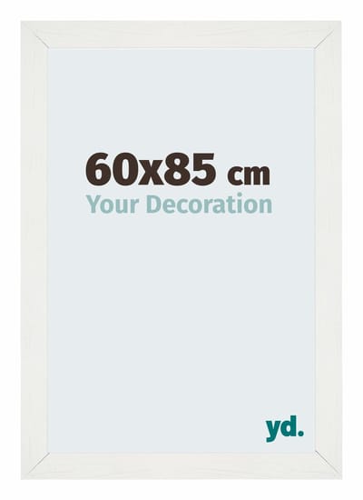 Your Decoration - Puzzellijst 60x85 cm - Wit Geveegd - Puzzellijst 1500-2000 stukjes - MDF Fotolijst - Mura