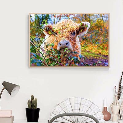 Daimond Painting Wild Schaap 3D Diamant Schilderen Volledig Strass Steentjes Diamant Schilderen Borduurwerk 20X30CM