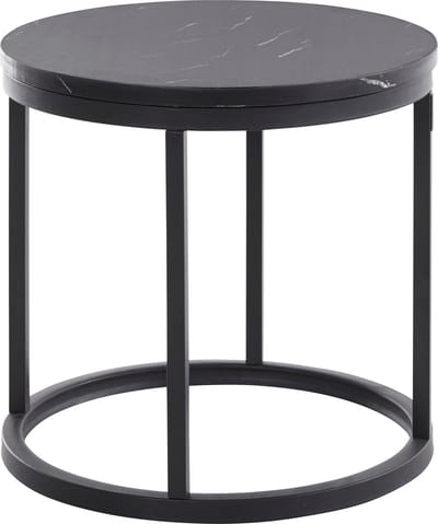 Greco-Salontafel - Zwart Marmer MDF