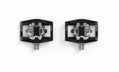 ACID Pedalen KLIK A6-ZP - SPD-compatibel - CNC-afgewerkt - Aluminium - L95xB70xH32 mm - Zwart