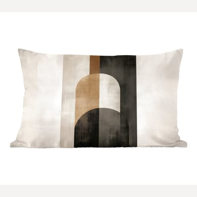 Sierkussens - Kussentjes Woonkamer - 60x40 cm - Geometrische - Vormen - Wit
