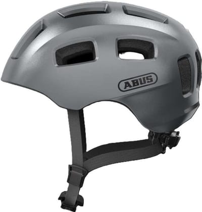 Fietshelm ABUS YOUN-I 2.0 graphite silver S - 48-54 cm - zilver - Geschikt voor gebruik op elektrische fietsen - stadsfietsen - 240 g