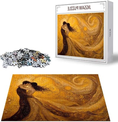 Abstracte Puzzel - Legpuzzel Volwassenen - Ontspannend Tijdverdrijf - Unieke Stukjes - 70x50cm - Abstract