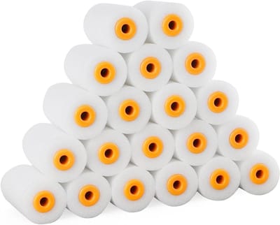 Inovra Plus - 20 stuks verfrollers voor muurverf en lakken, 56 cm, schuim, familiekamer decoratie