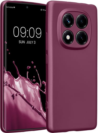 kwmobile metallic telefoonhoesje van TPU - geschikt voor Xiaomi Redmi Note 14 Pro 4G - Flexible case voor smartphone - In metallic lila